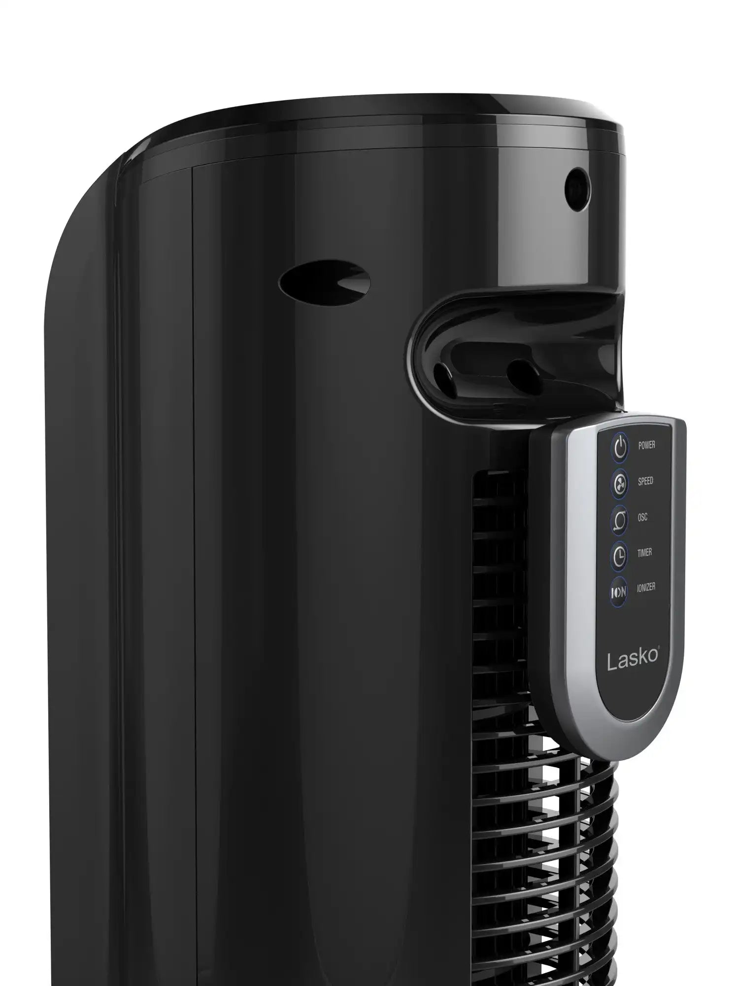 Lasko 32" Tower Fan (3-speed, remote, timer, black)