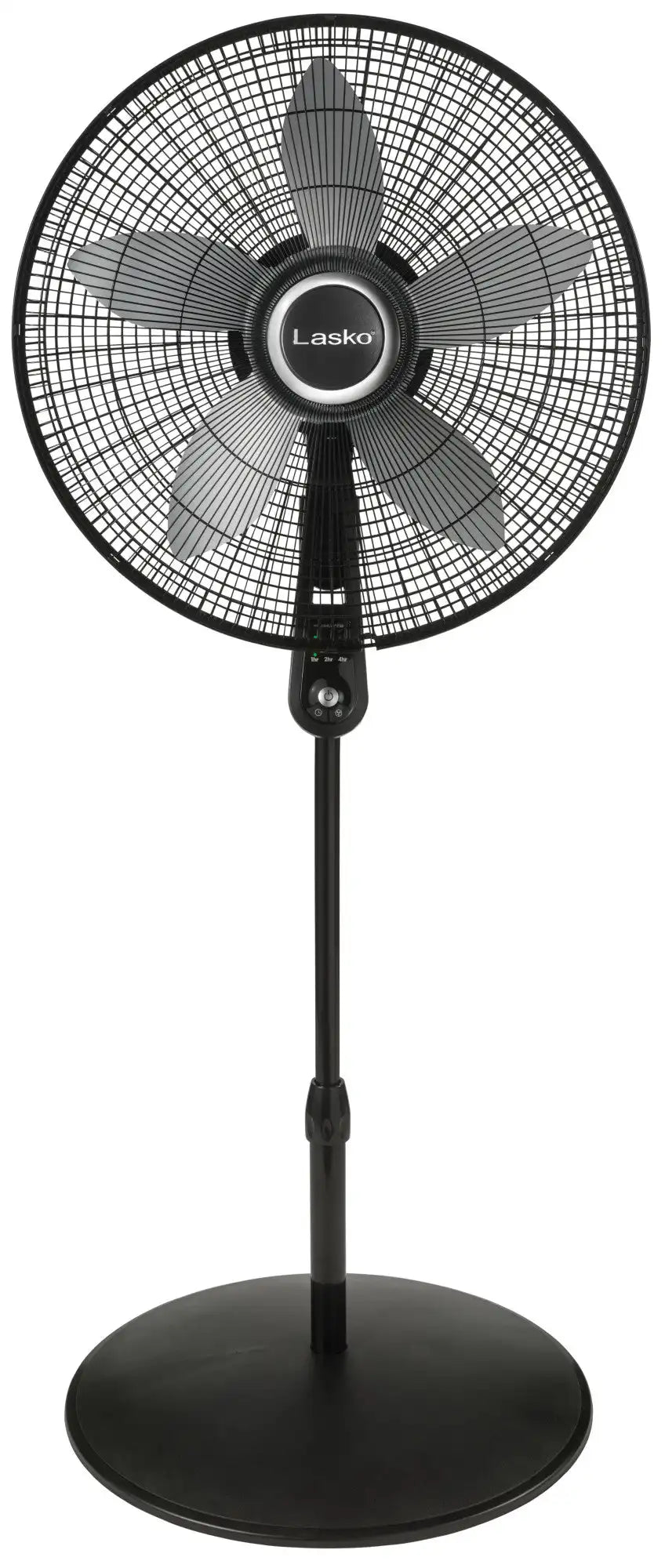 Lasko 20" Pedestal Fan (4-speed, remote, timer, black)