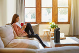Lasko 1500W Electric Oscillating Ceramic Tower Space Heater, CT16451, Gray