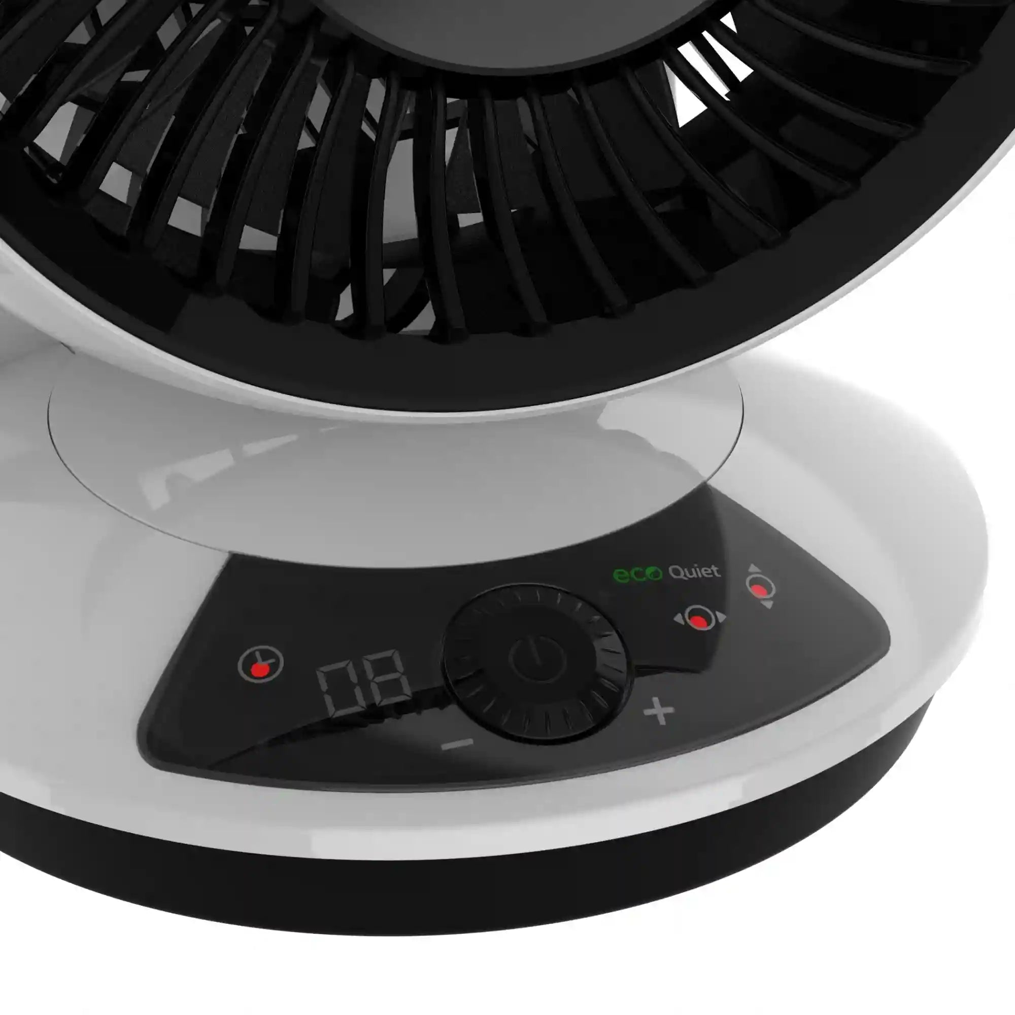 Lasko Whirlwind EcoQuiet DC 7" Orbital Air Circulator Fan (12-speed, remote, timer, white)