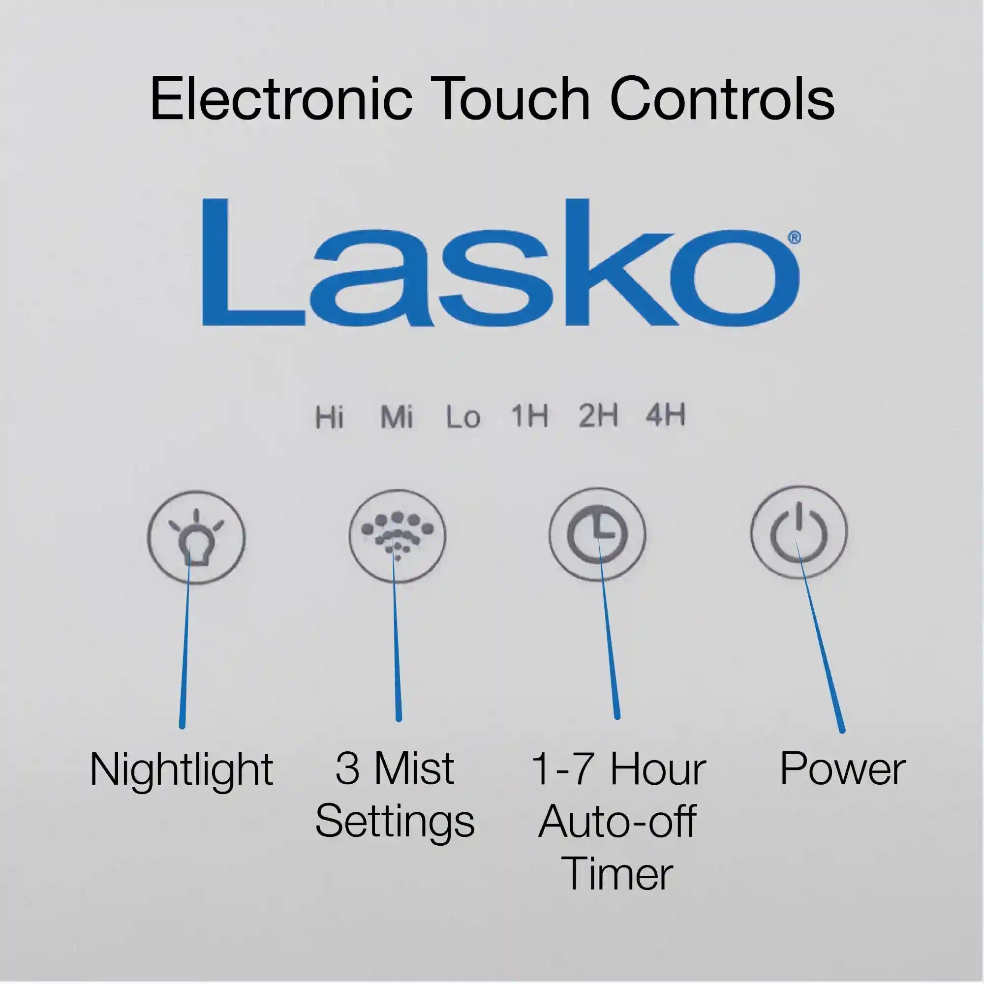 Lasko Top Fill Ultrasonic Cool Mist Humidifier