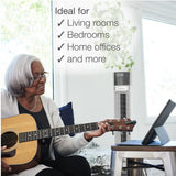 Lasko Xtra Air 48" Tower Fan (4-speed, remote, timer, alexa enabled, white)