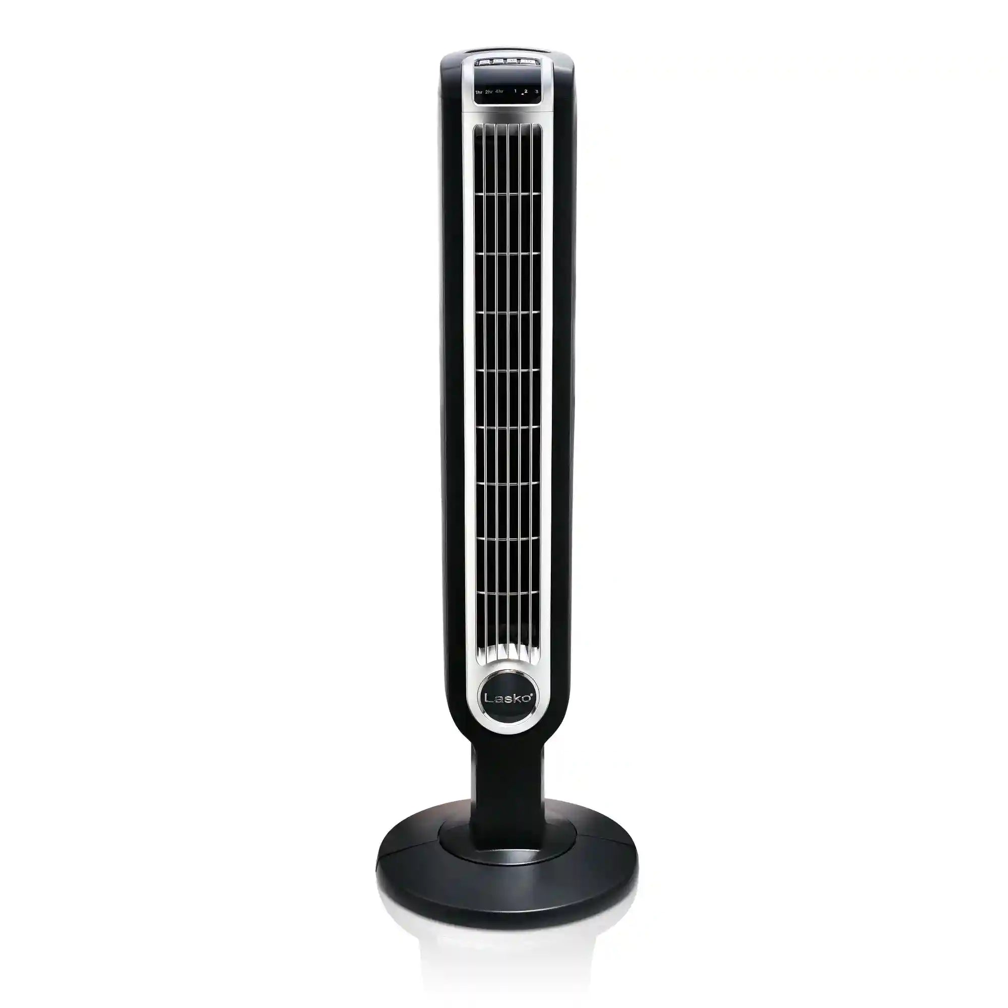 Lasko 36" Tower Fan (3-speed, remote, timer, 60° oscillation, black)