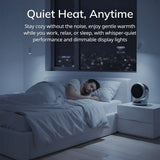 Lasko Whirlwind Heat™ Orbital Space Heater (3 heat settings, 3-speed, remote, timer. white)