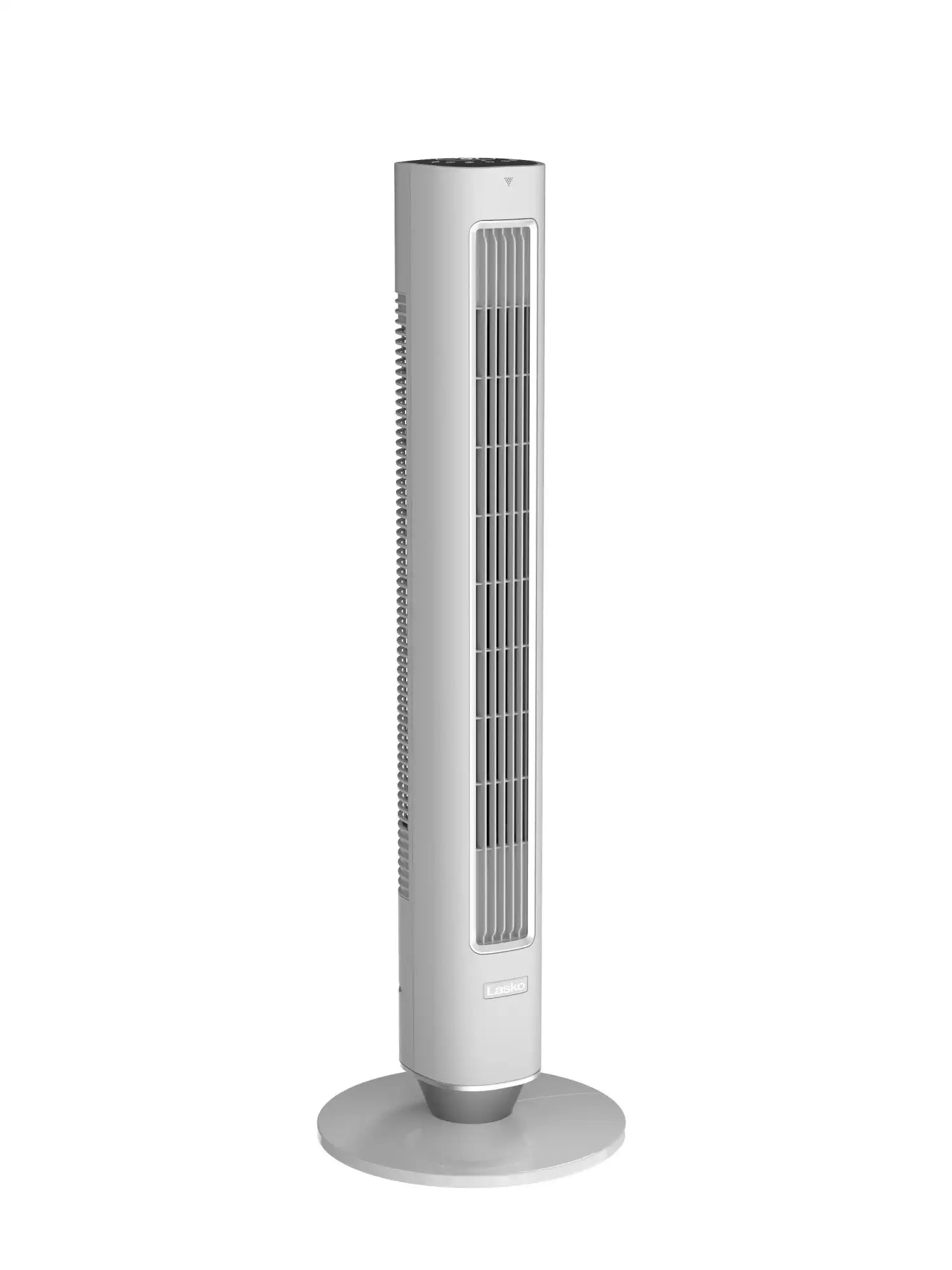 Lasko Summit WhisperForce™ DC 40" Tower Fan (12-speed, remote, timer, air filtration, gray)