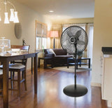 Lasko 20" Pedestal Fan (4-speed, remote, timer, black)