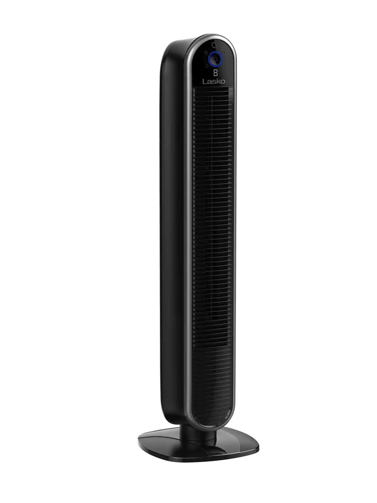 Lasko Aria™ 40" Tower (5-speed, remote, timer, black)