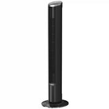 Lasko WhisperForce™ DC 42" Tower Fan (12-speed, remote, black/silver)
