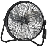 Lasko 20" 3-Speed Pivoting High Velocity Utility Floor or Wall Mount wan with Remote, H20685, Black