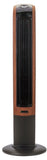 Lasko Wind Curve® 42" Tower Fan (3-speed, remote, timer, bluetooth, black/woodgrain)