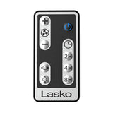Lasko Whirlwind 7" Orbital Air Circulator Fan (3-speed, remote, black)