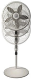 Lasko Performance 18" Pedestal Fan (3-speed, remote, timer, white)