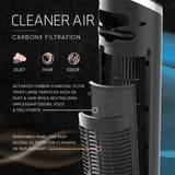 Lasko Summit 42" Tower Fan (6-speed, remote, timer, black)