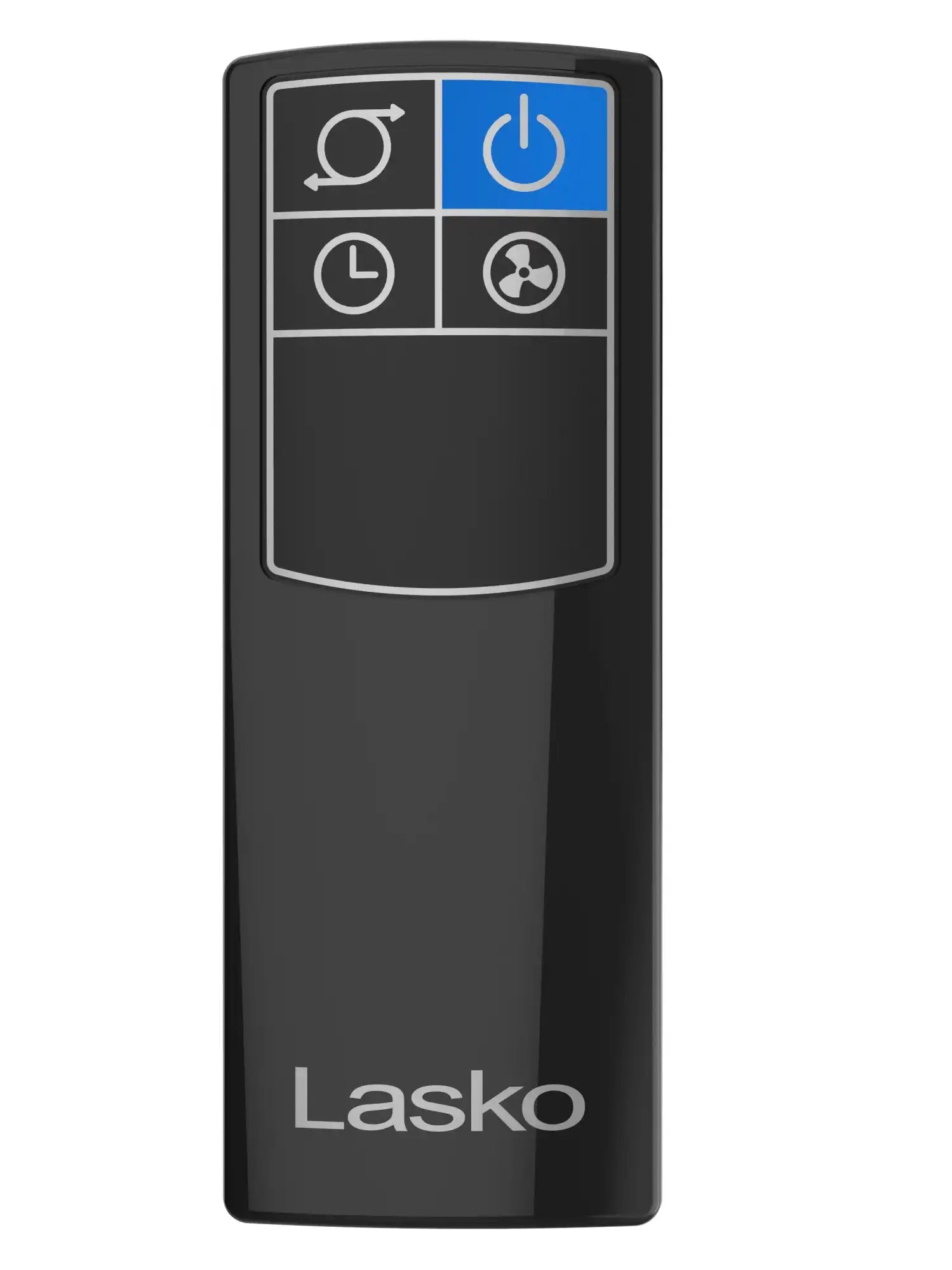 Lasko 38" Hybrid Tower Fan (4-speed, remote, timer, black/silver)