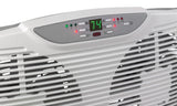 Lasko 3-Speed Electrically Reversible Twin Window Fan with Remote Control, W09550, White