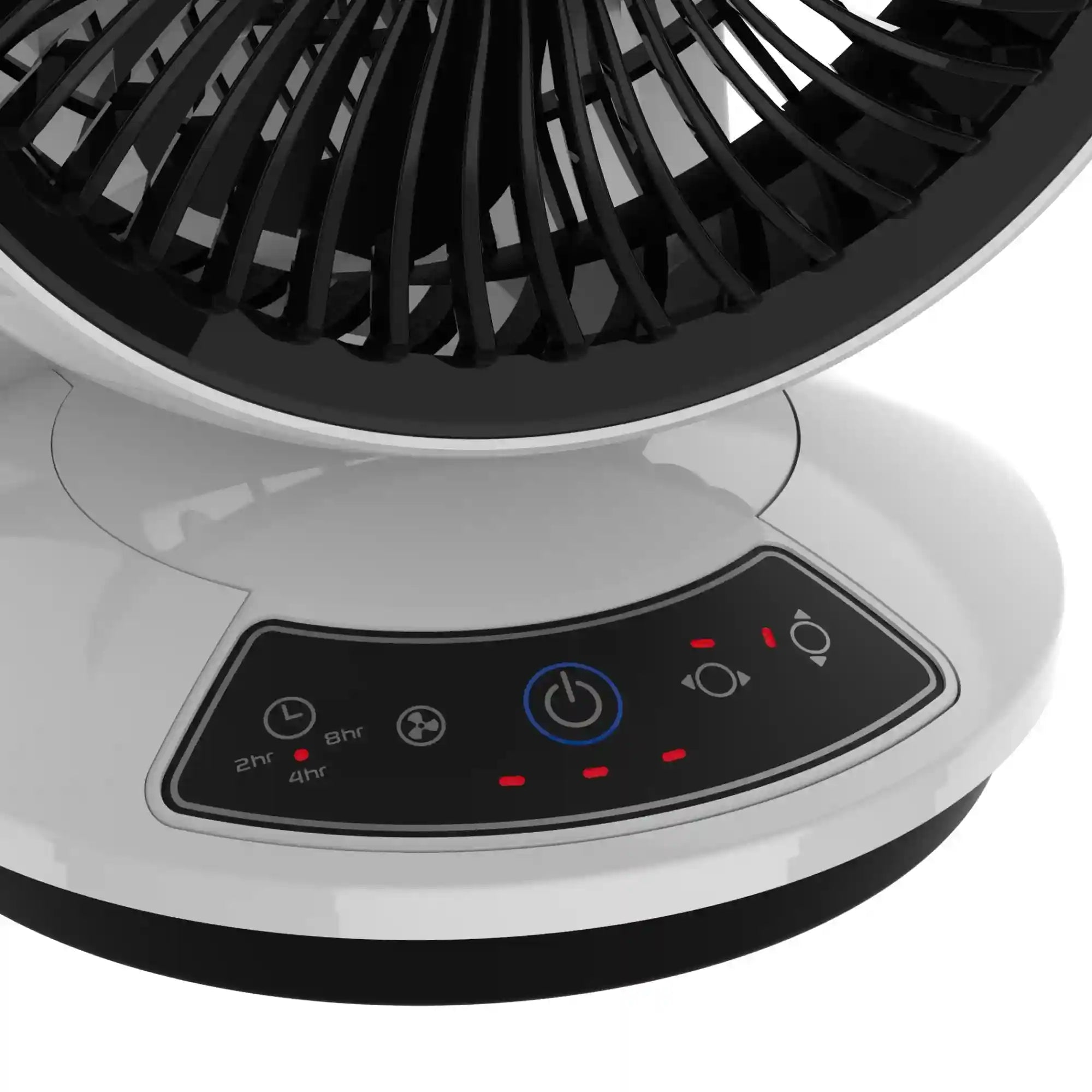 Lasko Whirlwind 7" Orbital Air Circulator Fan (3-speed, remote, white)
