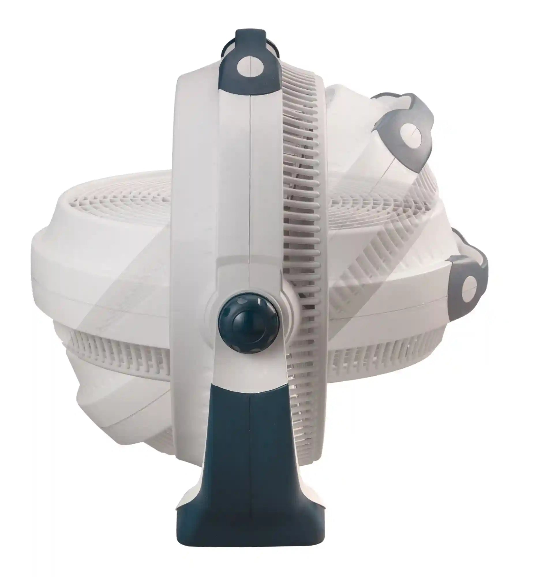 Lasko Wind Machine® 20" Air Circulator Floor Fan (3-speed, manual, 360° airflow, gray)