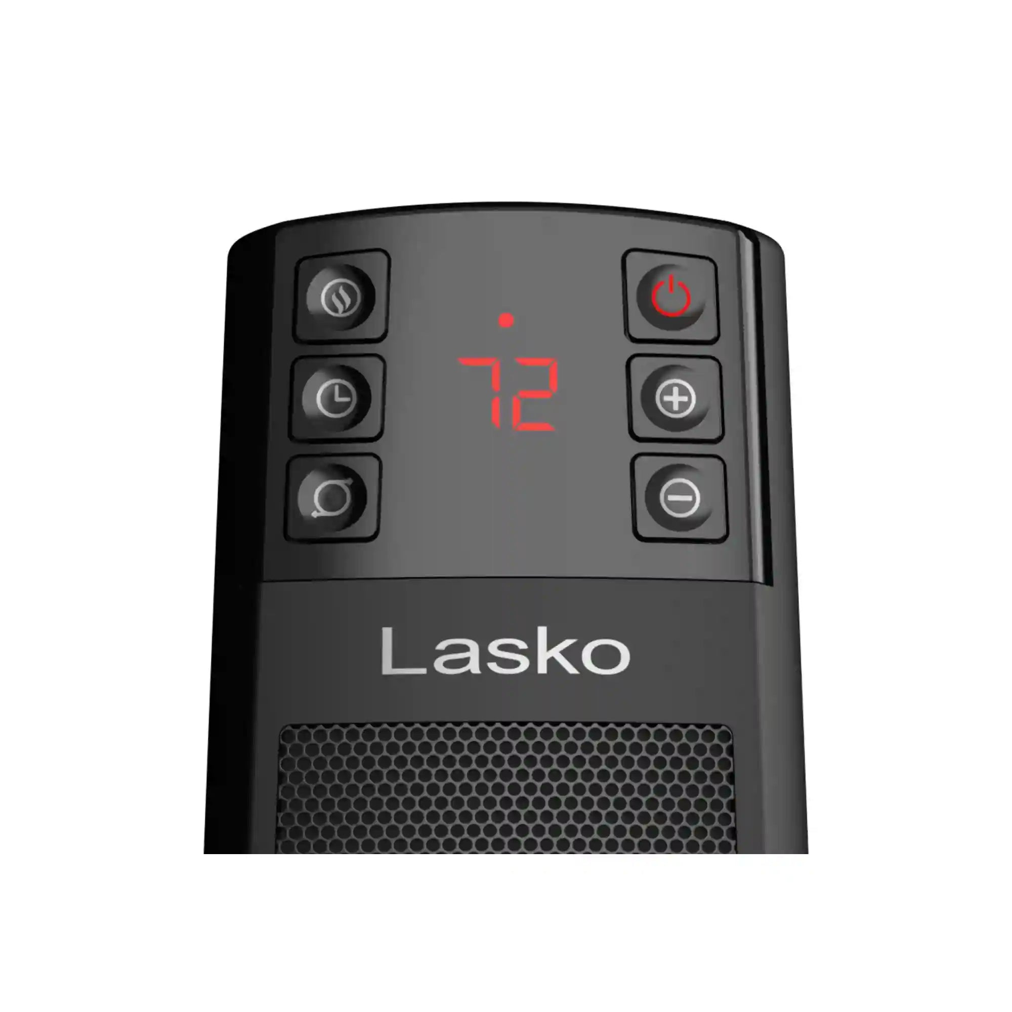 Lasko CT22850 1500W Ceramic Tower Space Heater with Tip-Switch and Remote: Black