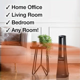 Lasko Air Logic 27" Bladeless Tower Heater (2 heat settings, remote, timer, black)