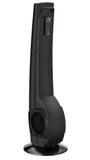 Lasko 38" Hybrid Tower Fan (4-speed, remote, timer, black/silver)