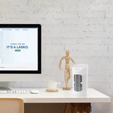 Lasko HF11200 HEPA 11" Table Top Air Purifier (3-speed 3-stage filtration, white)