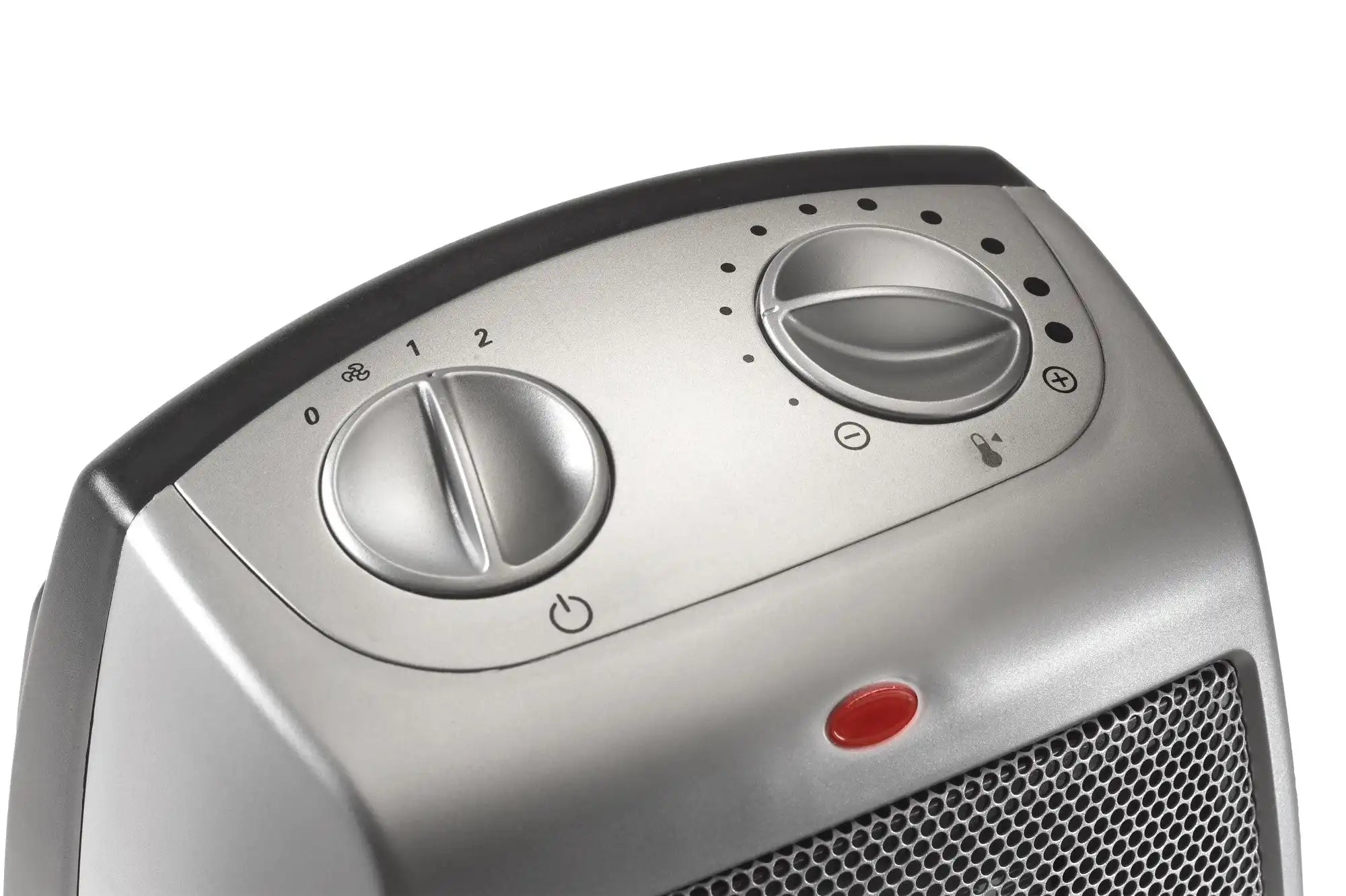 Lasko 9" Ceramic Table Top Heater (2 heat settings, manual, thermostat, silver)