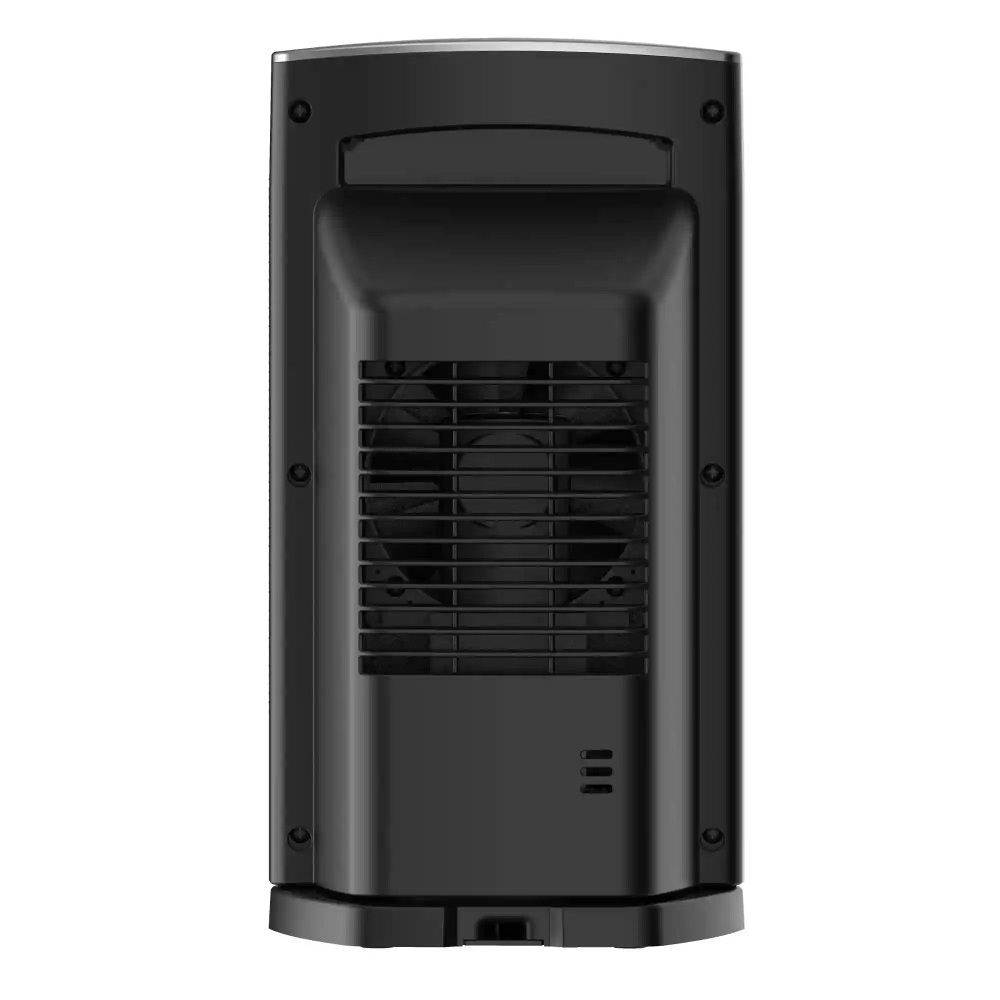 Lasko Ellipse 12" Table Top Heater (remote, timer, thermostat, tip-over switch, child lock, silver)
