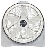 Lasko Cyclone® 20" Air Circulator Floor Fan (3-speed, manual, 90° oscillation, white)