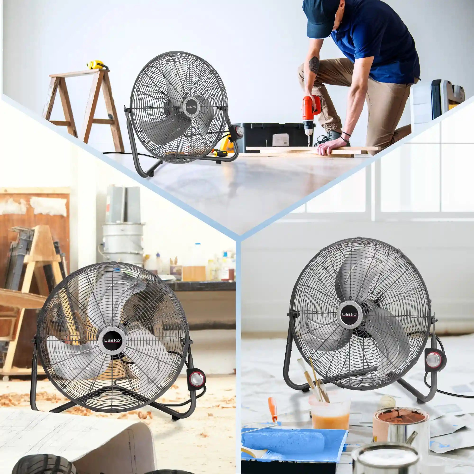 Lasko Max Performance 20" High Velocity Floor Fan or Wallmount Fan