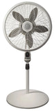 Lasko Performance 18" Pedestal Fan (3-speed, remote, timer, white)