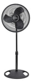 Lasko 16" Pedestal Fan (3-speed, manual, black)