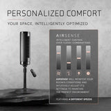 Lasko Summit Whisperforce™ DC 54" Pedestal Tower Fan (8-speed, remote, timer, black)