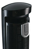 Lasko Wind Curve® 42" Tower Fan (3-speed, remote, timer, ionizer, black/woodgrain)