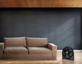 Lasko Cyclone® 20" Air Circulator Floor Fan (3-speed, manual, 90° airflow, black)