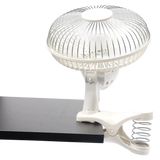 Air King 6" Clip-On Personal Fan (2-speed, manual, white)