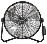 Lasko 20" 3-Speed Pivoting High Velocity Utility Floor or Wall Mount wan with Remote, H20685, Black
