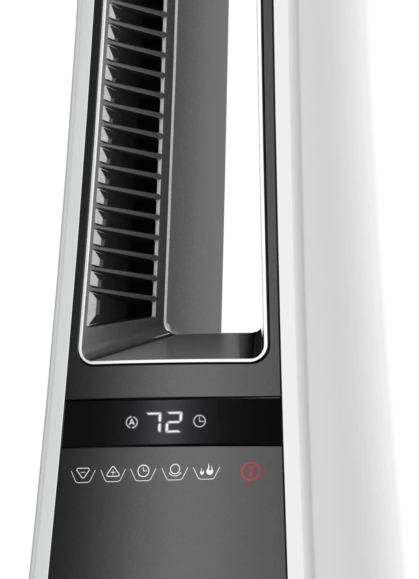 Lasko Air Logic 27" Bladeless Tower Heater (2 heat settings, remote, timer, white/gray)