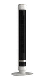 Lasko WhisperForce™ DC 40" Tower Fan (12-speed, remote, timer, air filtration, white/black)