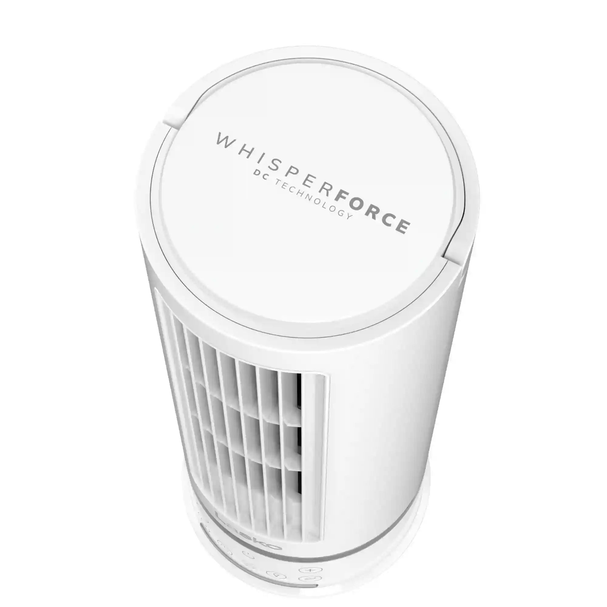 Lasko WhisperForce™ DC 14" Table Top Fan (12-speed, remote, timer, white)