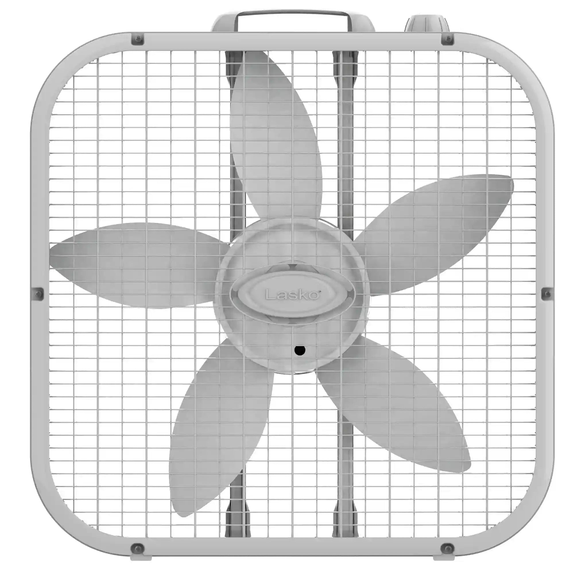 Lasko Save Smart 20" Box Fan (3-speed, manual, white)