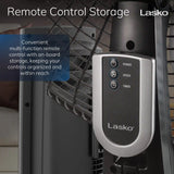 Lasko 20" Pedestal Fan (4-speed, remote, timer, black)