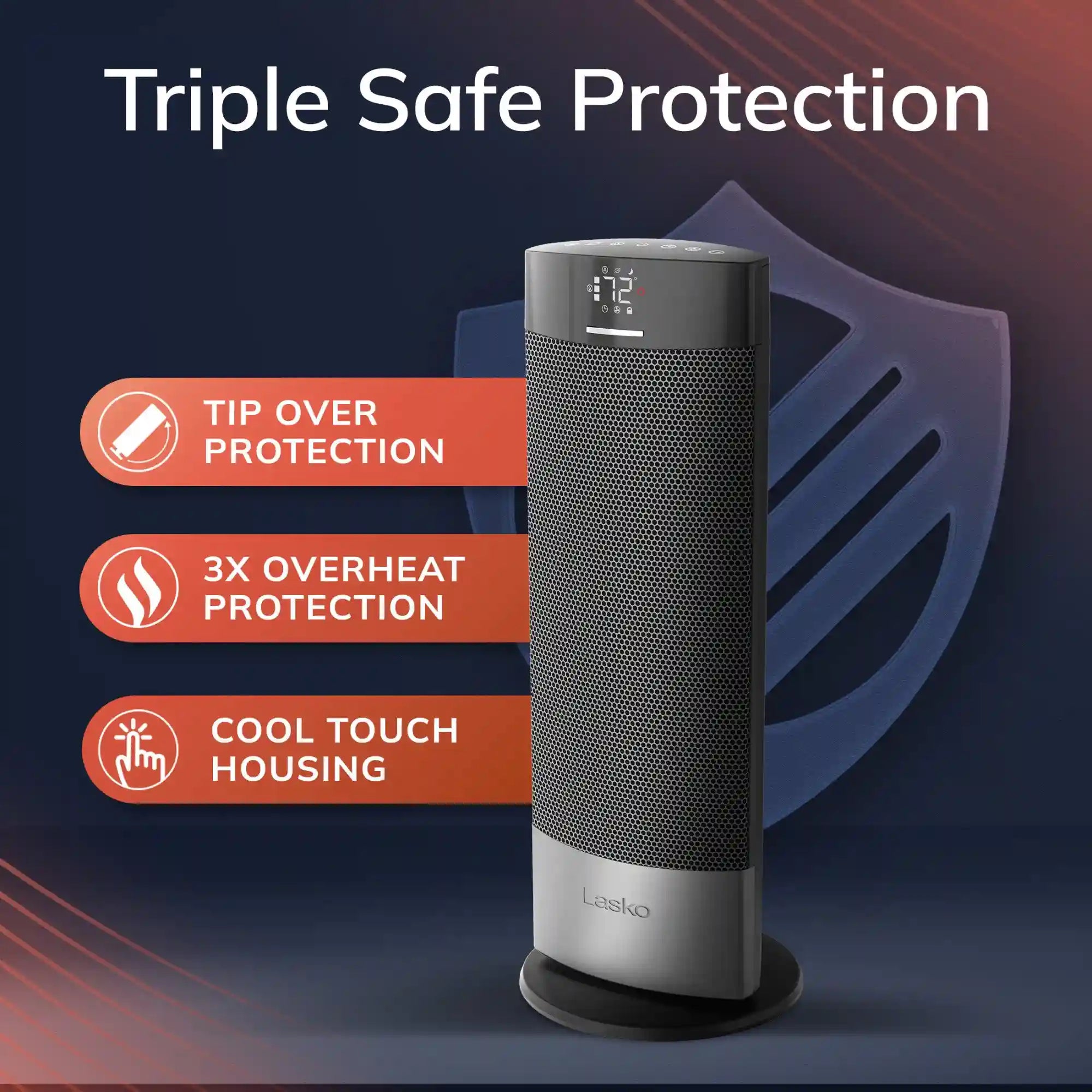 Lasko Ellipse Ceramic Tower Space Heater