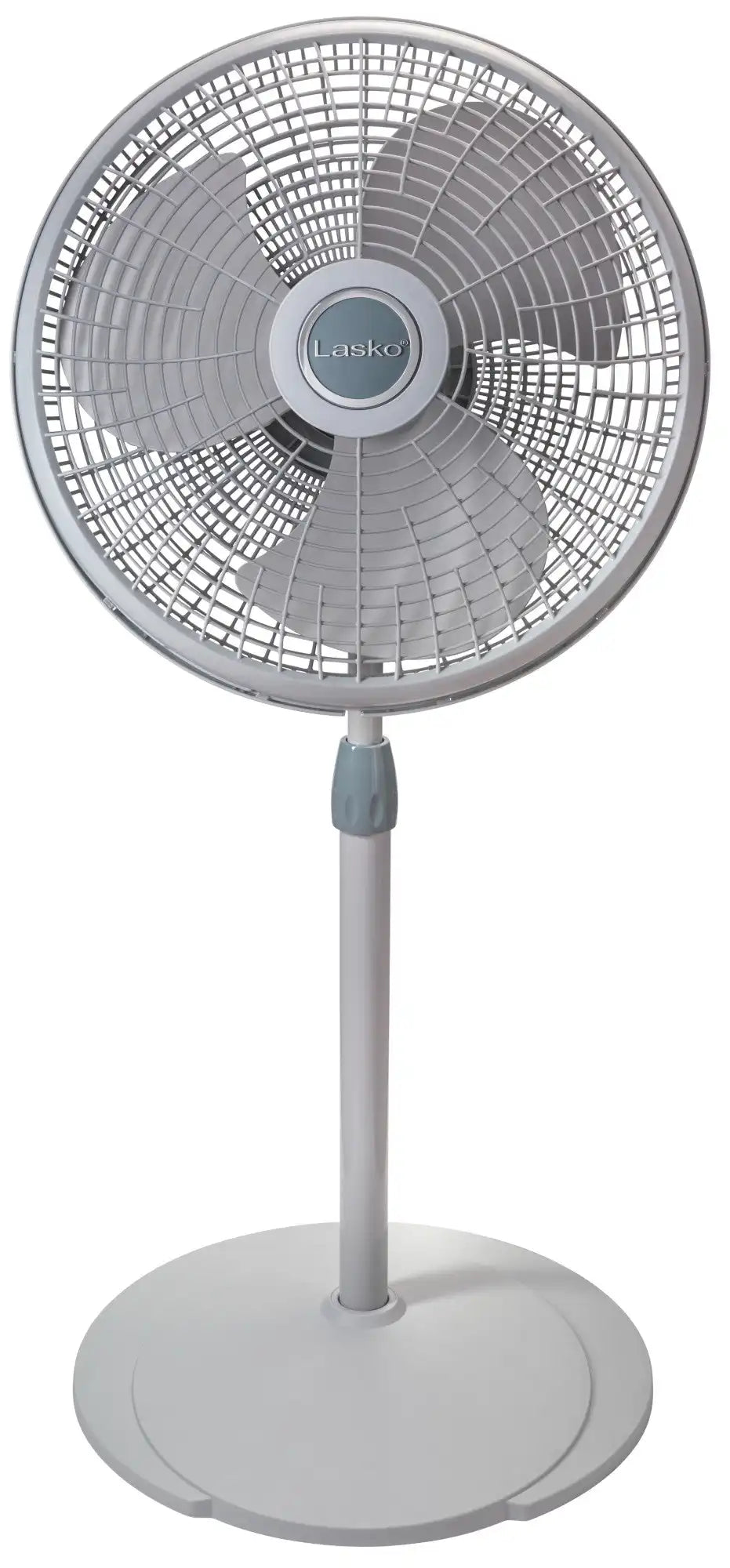 Lasko Performance 16" Pedestal Fan (3-speed, manual, gray)
