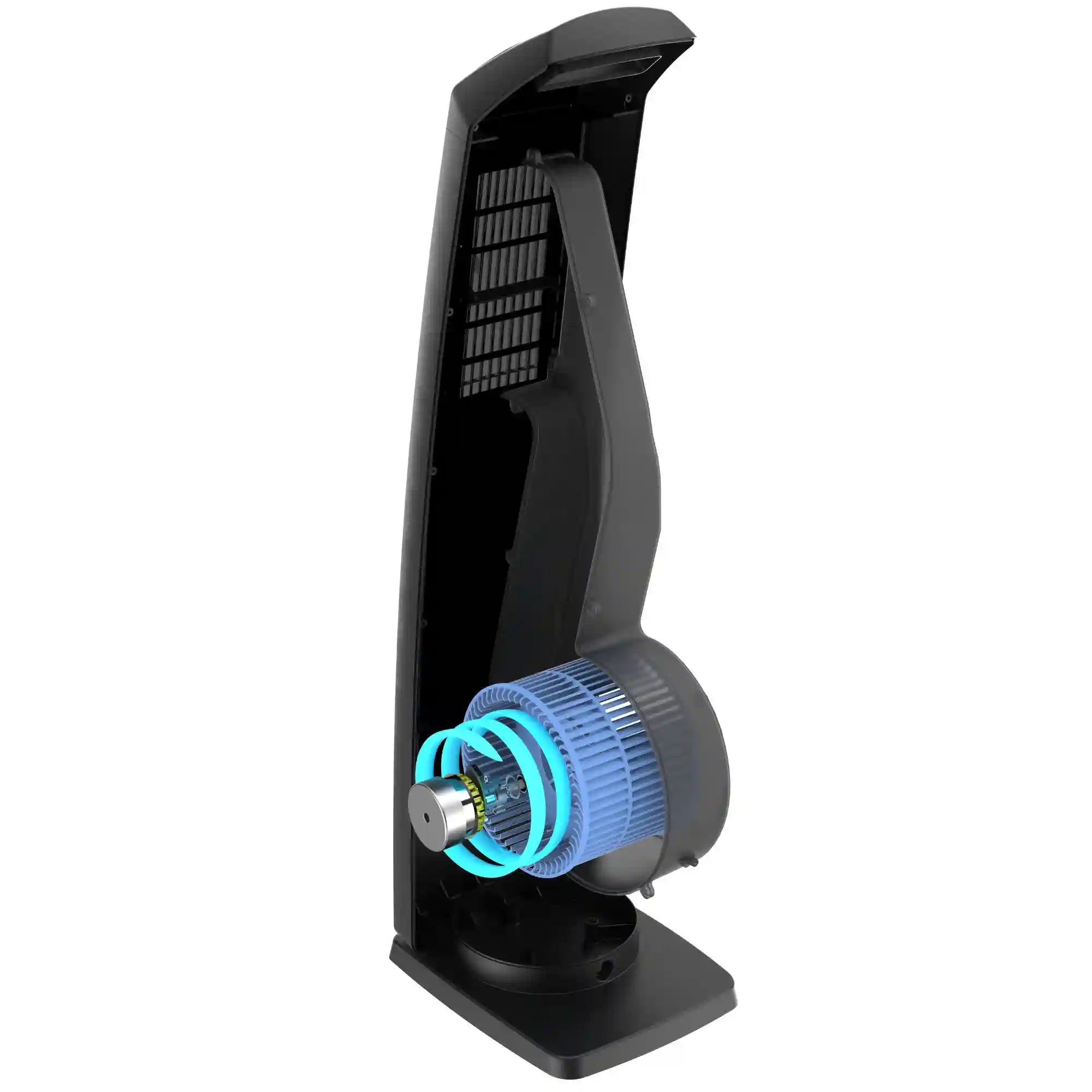 Lasko High Velocity WhisperForce™ DC 35" Tower Fan (9-speed, remote, timer, black)