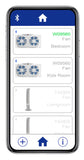 Lasko Electrically Reversible Twin Window Fan with Bluetooth Technology, W09560, White