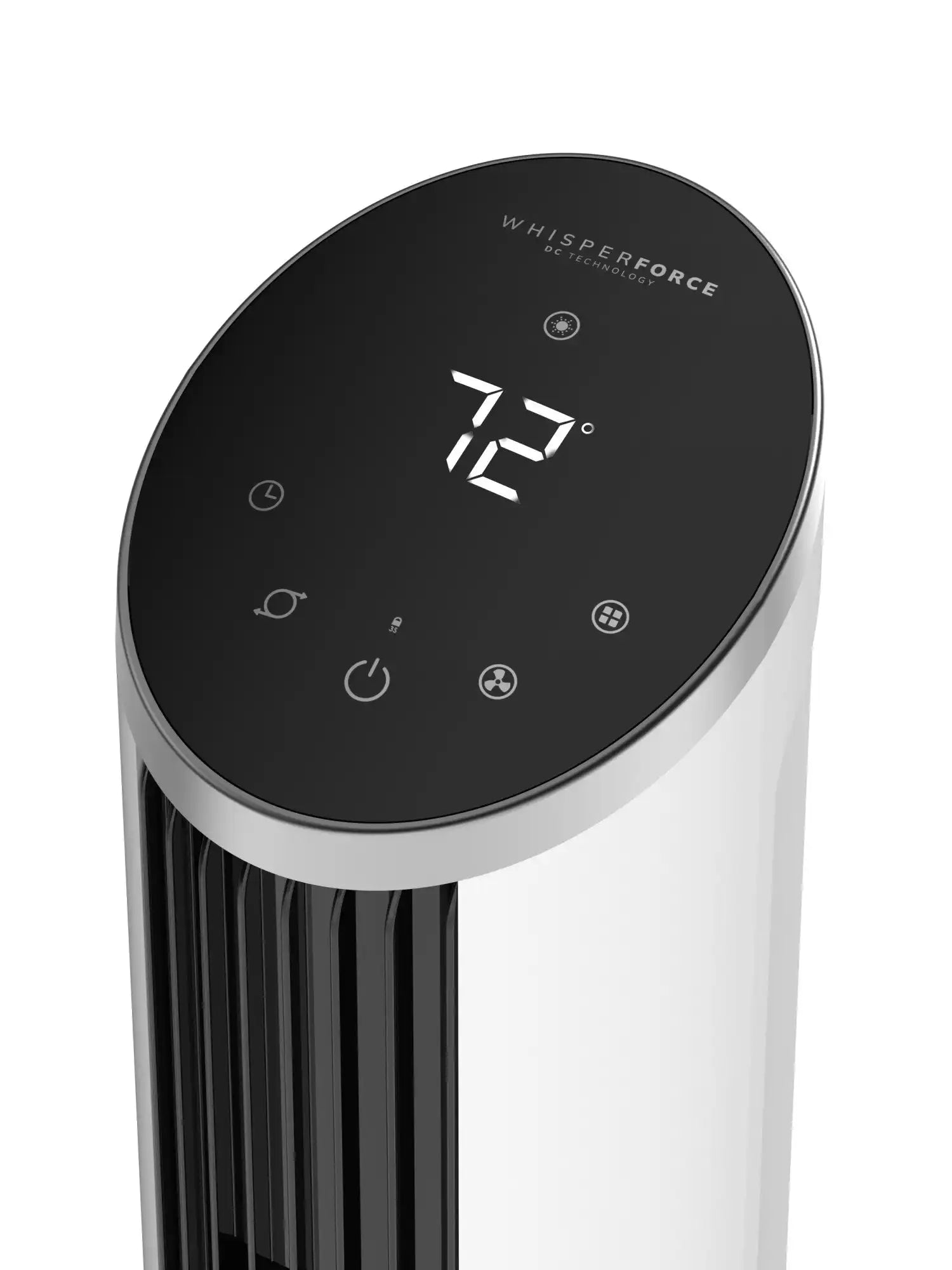 Lasko WhisperForce™ DC 42" Tower Fan (12-speed, remote, white)