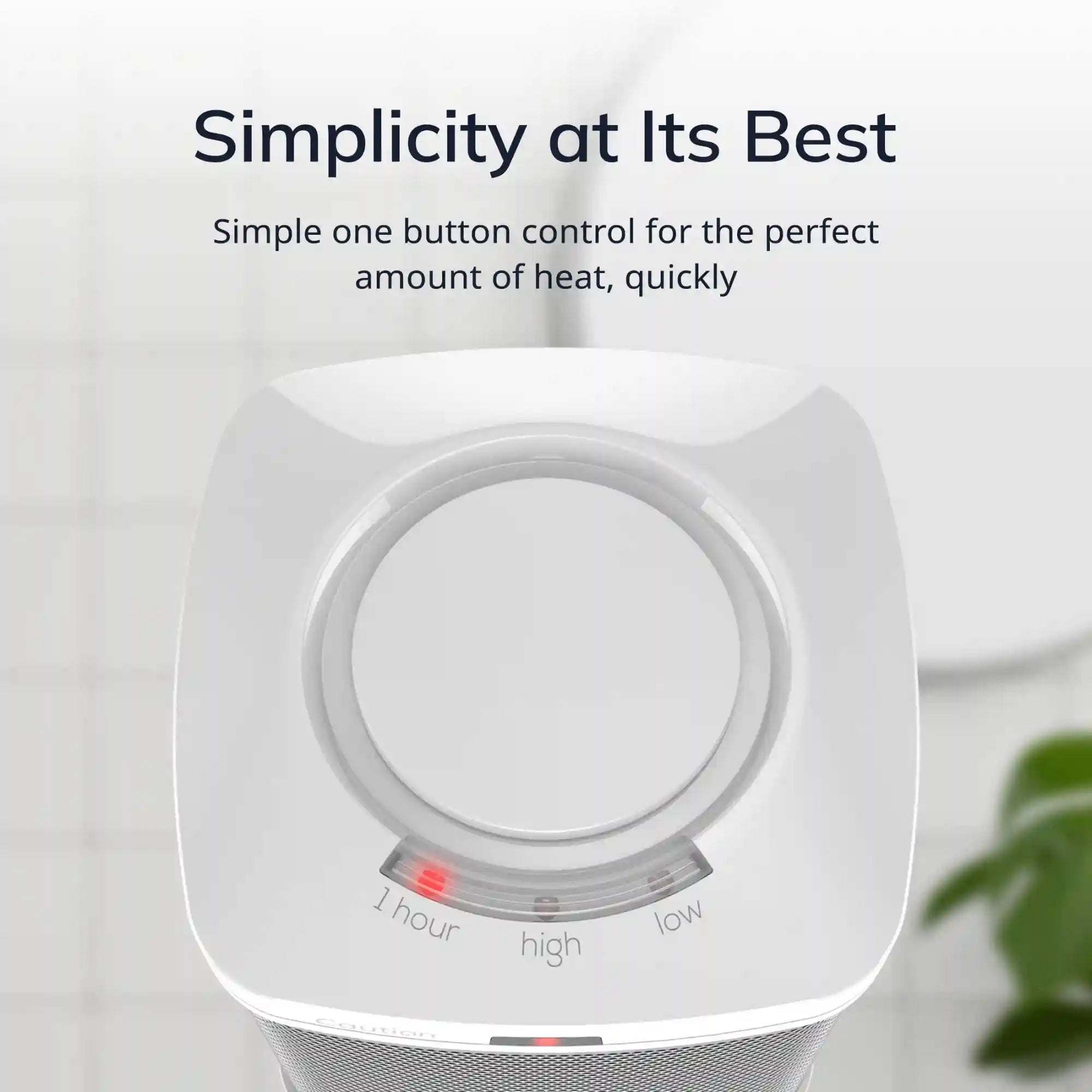 Lasko 8" Bathroom Ceramic Heater (2 heat settings, timer, ALCI saftey plug, white)