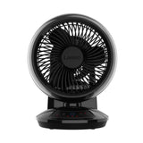 Lasko Whirlwind 7" Orbital Air Circulator Fan (3-speed, remote, black)