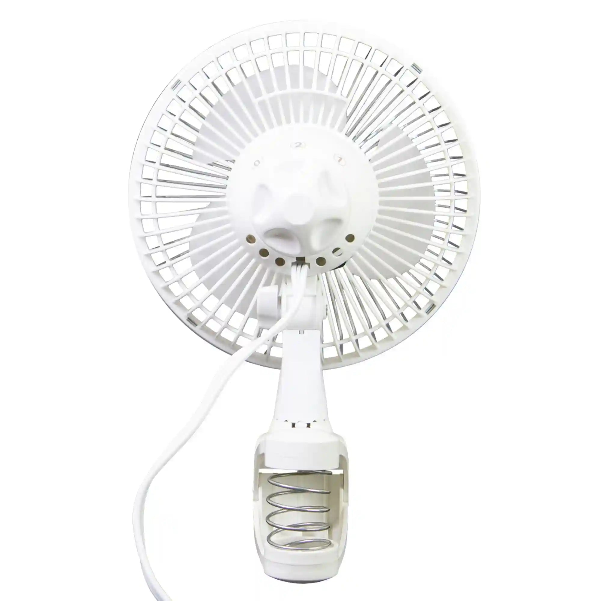 Air King 6" Clip-On Personal Fan (2-speed, manual, white)