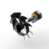 Lasko Whirlwind EcoQuiet DC 7" Orbital Air Circulator Fan (12-speed, remote, timer, white)